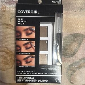 CoverGirl Easy Breezy Brow Powder Kit - Rich Brown